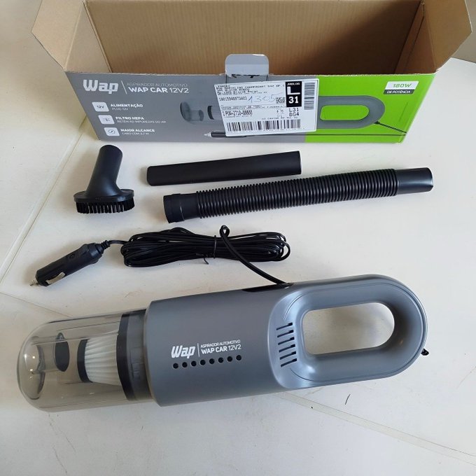 Aspirador de Pó WAP Automotivo 12V + Frete Grátis