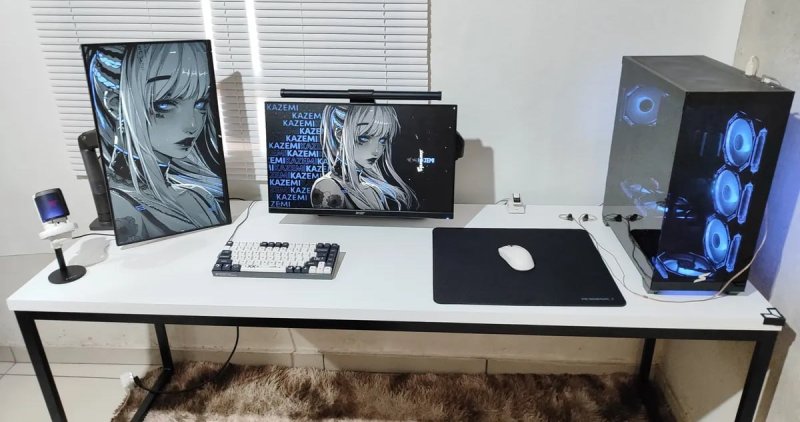 Mesa Para Escritório Diretor 1,80m Dynamica Cor Preto Ônix / Est.Preta