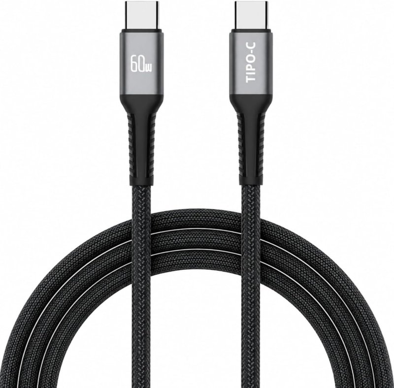 Cabo USB-C para USB-C 2 Metros 60W Turbo
