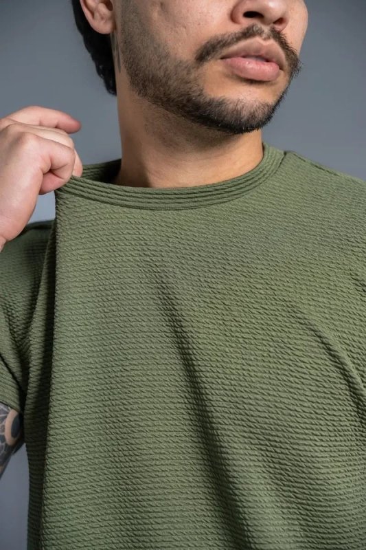 Camiseta Masculina Manga Curta Confortável Dia A Dia - anarhu