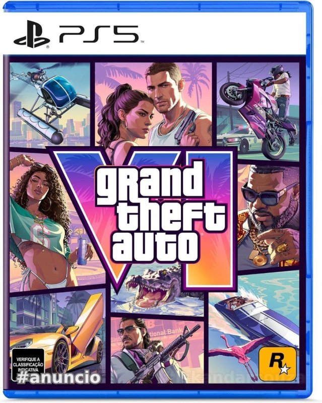 Grand Theft Auto VI - PlayStation 5 GTA 6 Pré-Venda