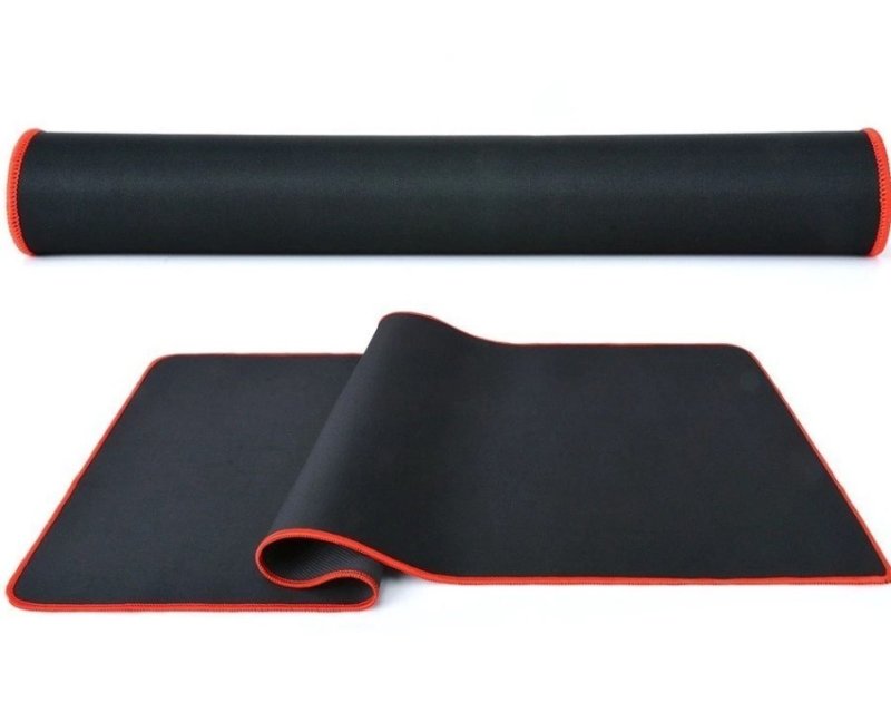MousePad Gamer Speed Borda Vermelha Costurada 70 X 30 X 0.3cm