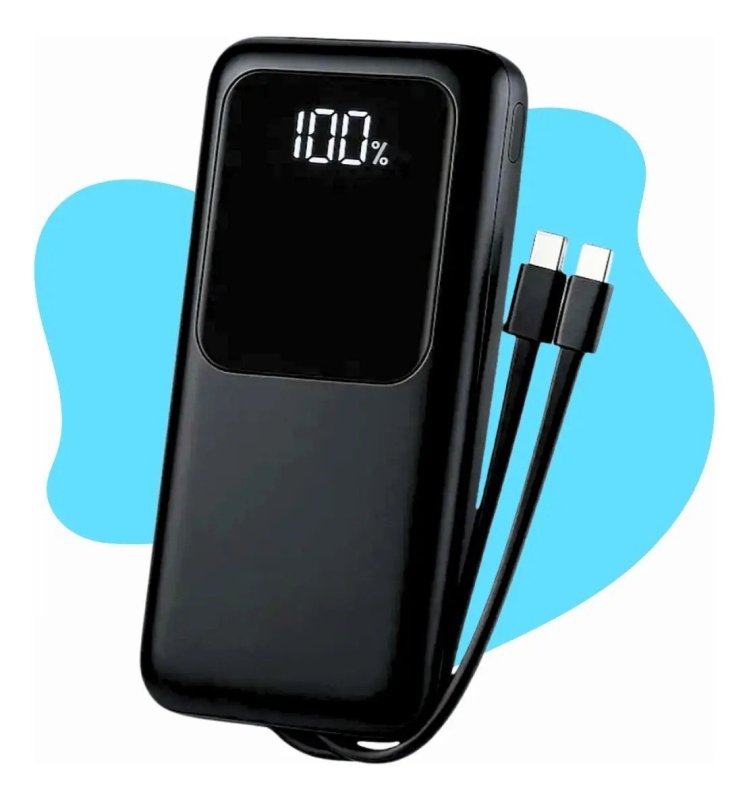 Carregador Portátil 20000 Turbo 22.5W Power Bank Premium