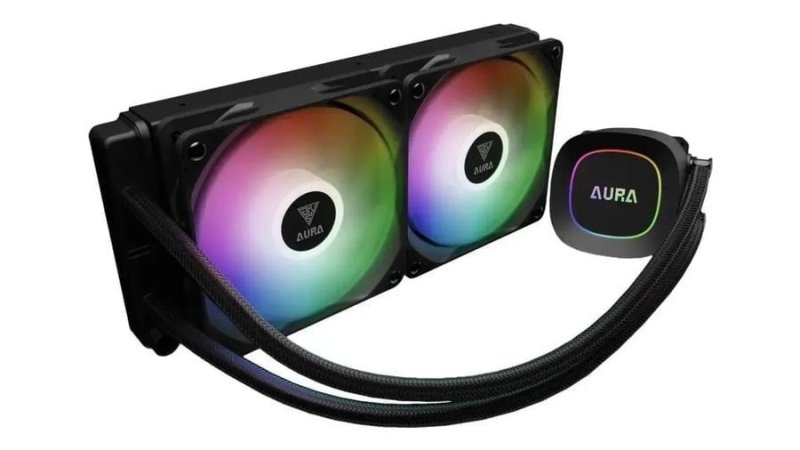 Water Cooler Gamdias Aura Gl240 Lite Preto Argb