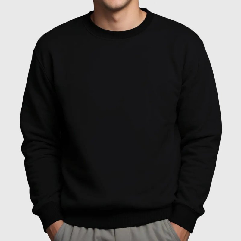 Blusa Moletom Gola Redonda Unissex Gola Careca Promoção