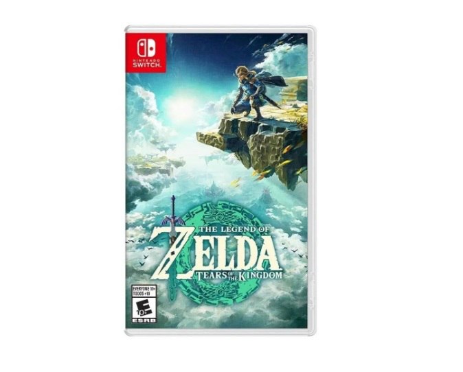 Jogo The Legend of Zelda: Tears of the Kingdom, Mídia Física, Switch