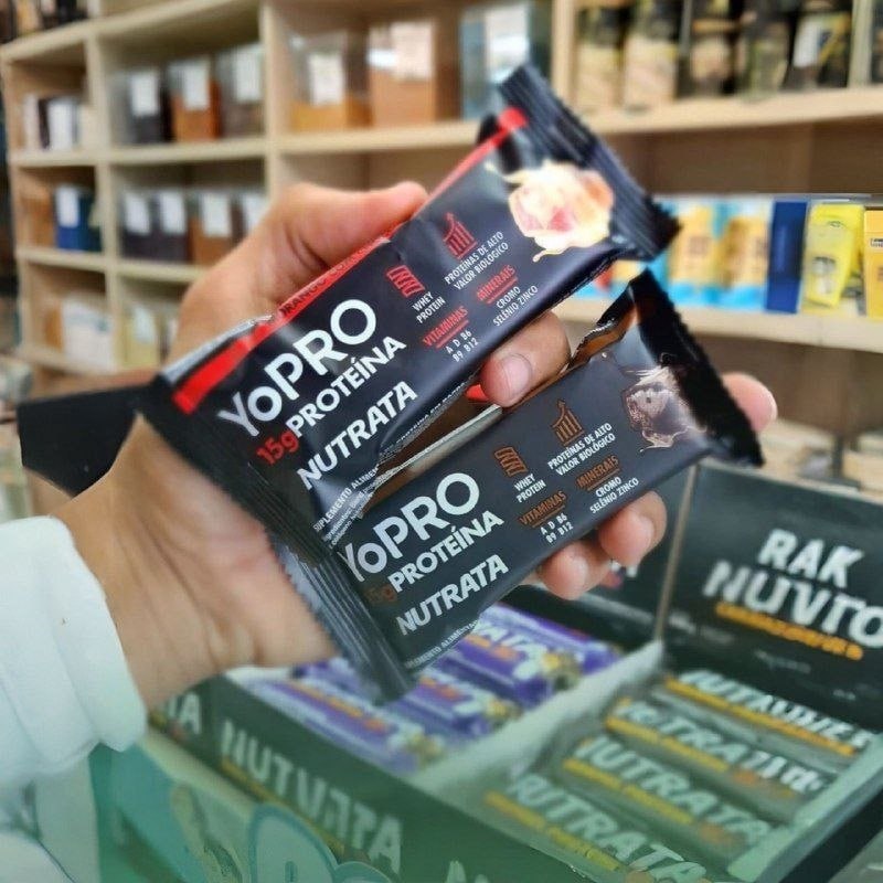 12 un. Barras De Proteína YoPRO Nutrata 55g