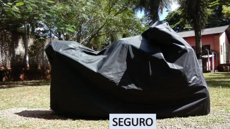 Capa Para Moto Forrada Impermeável Térmica Sol Chuva + Frete Grátis