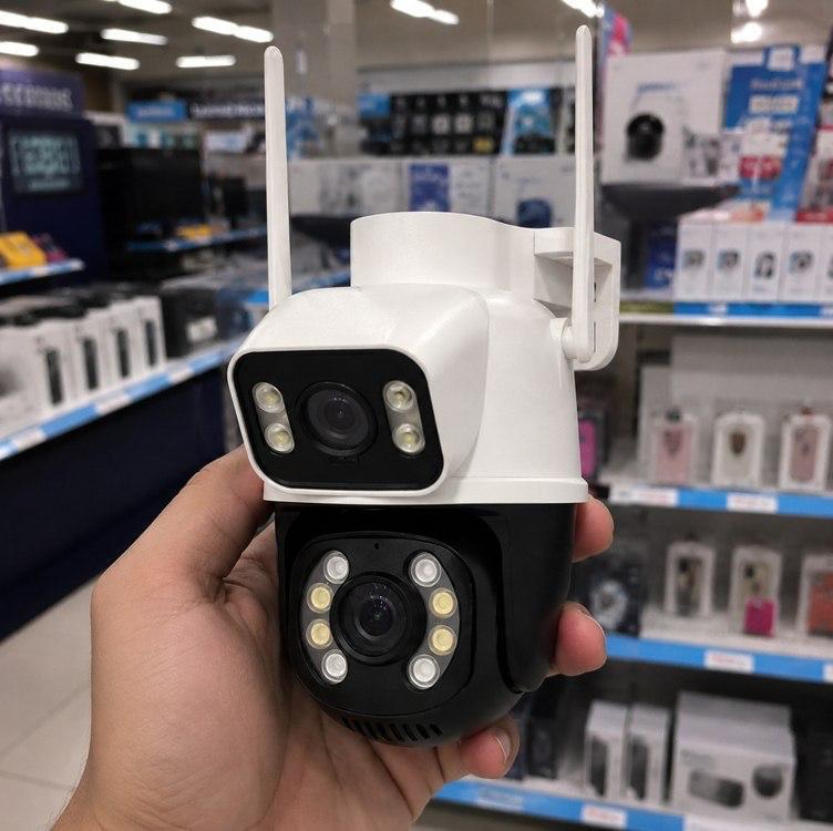 Câmera Segurança IP Externa Wifi A28 App Icsee À Prova D'água