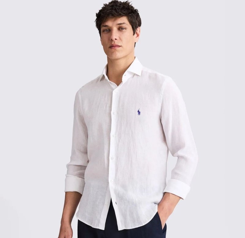 CAMISA DE LINHO DA RALPH LAUREN