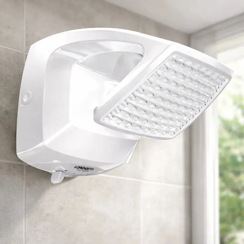Lorenzetti Futura Multitemperaturas Ducha de Parede Branco 7500W 220V + Frete Grátis