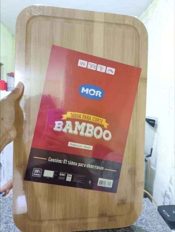 Tábua P/ Corte Bamboo 50 X 30 Cm - Mor