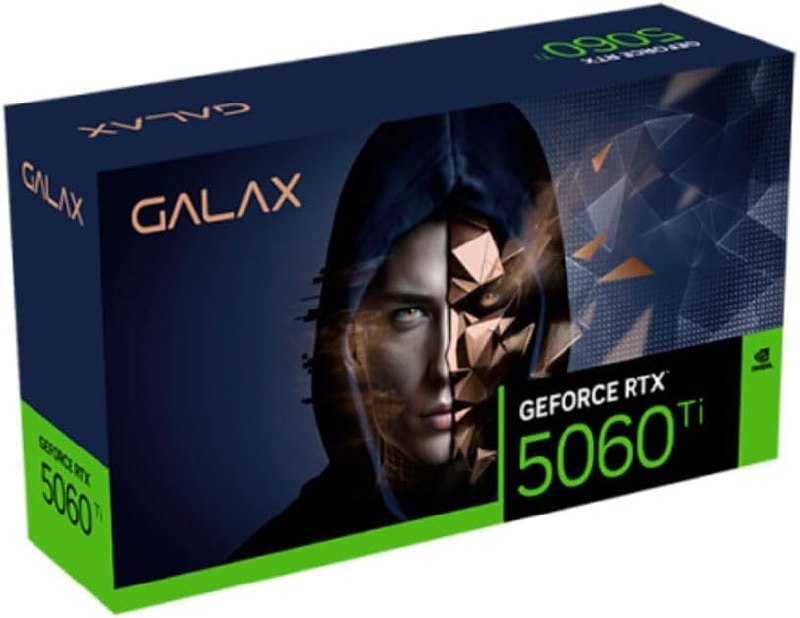 PLACA DE VIDEO GALAX GEFORCE RTX 5060 TI 8GB 1-CLICK OC GDDR7 128 BITS