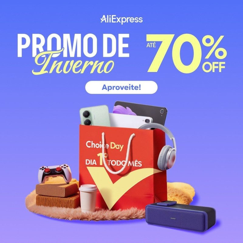 AliExpress - Choice Day + Promo de Inverno
