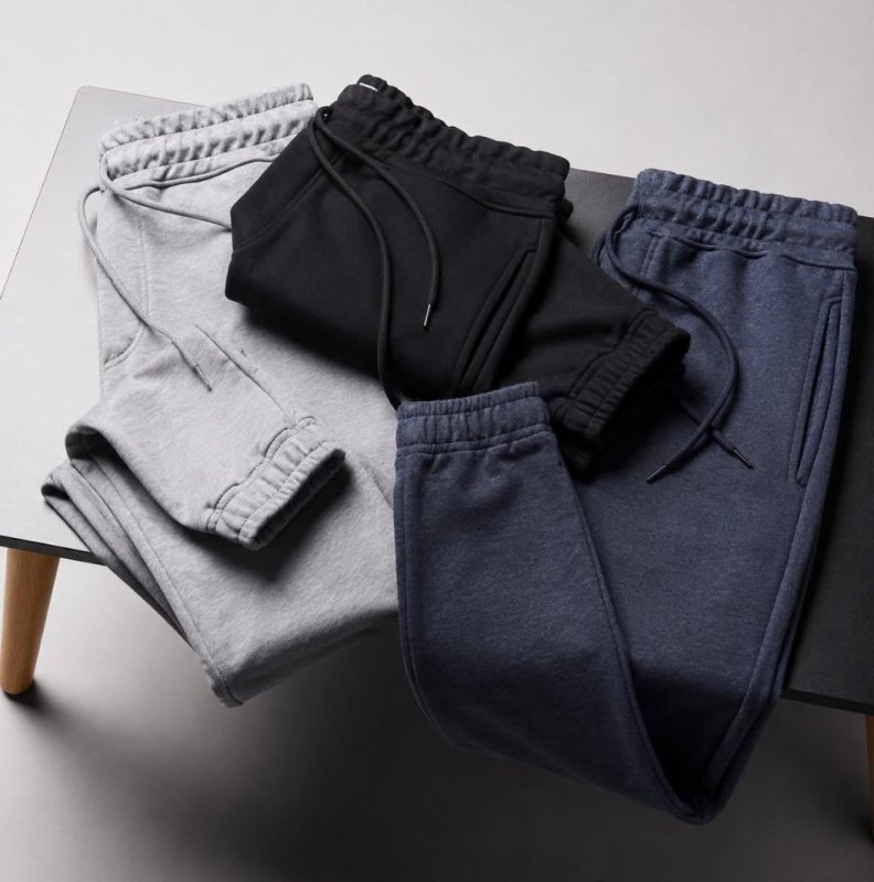 Kit 3 Calças Moletom Slim Jogger Masculino Adulto Treino Frio