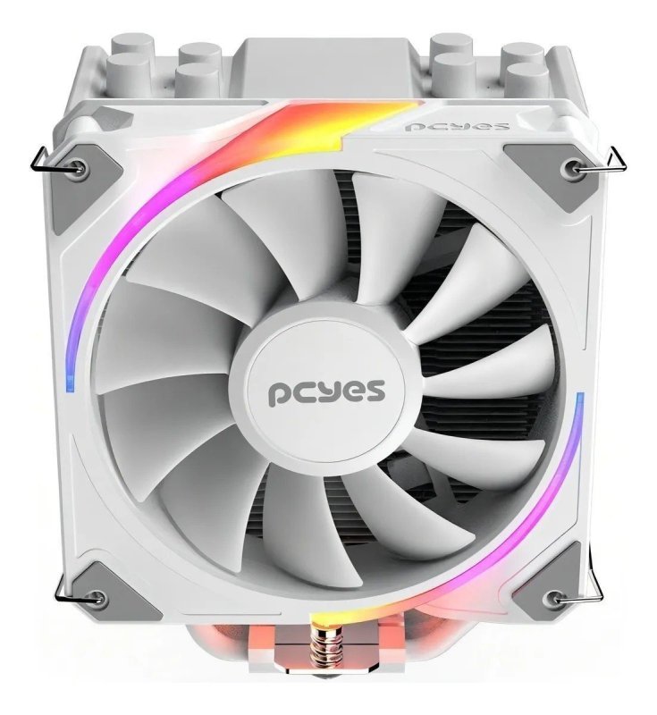 Cooler Para Processador Pcyes Frost Pulse Argb White Ghost