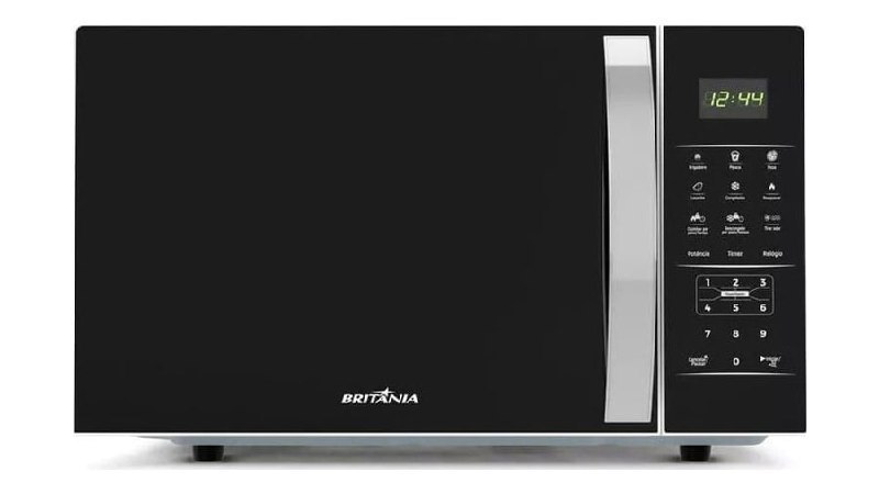 Micro-ondas Britânia 28L Espelhado Pintura Limpa Fácil BMO30 220v