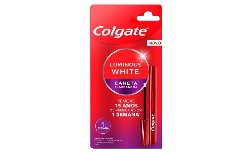 Colgate Caneta Clareadora Dental Luminous White Gloss 2.5ml