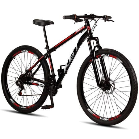 Bicicleta Aro 29 Kgt Shift Aço Carbono Freios a Disco Suspensão 21 Marchas