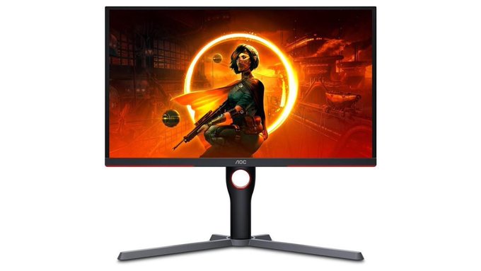 Monitor Gamer AOC Destiny 24,5" Full HD 240Hz 0,5ms FreeSync Premium - 25G3ZM