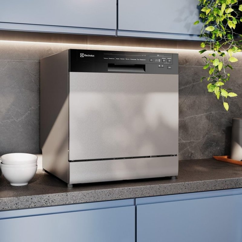 Electrolux Lava-Louça 8 Serviços Inox - Programa Lava & Seca 50 min