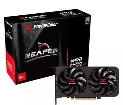 Placa de Video PowerColor Radeon RX 9060 XT Reaper, 8GB, GDDR6, 128-bit, RX 9060 XT-8GB-A