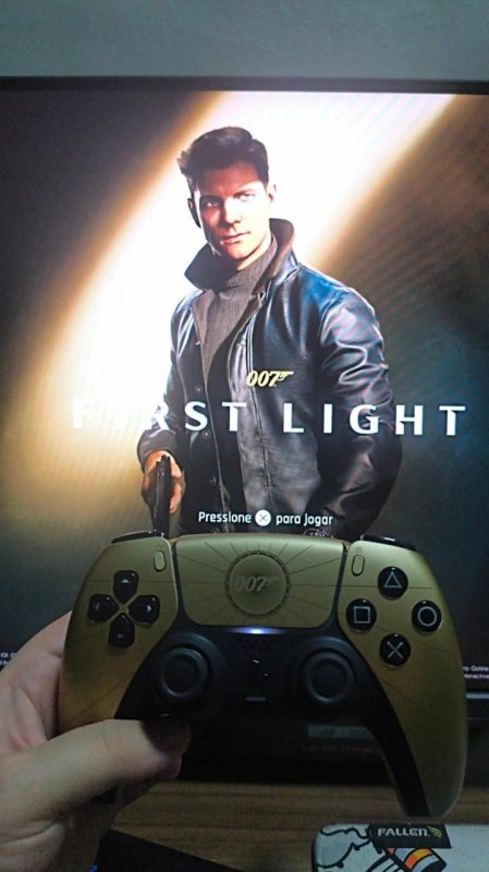 Controle sem fio DualSense – Edição Limitada de 007 First Light + Frete Grátis