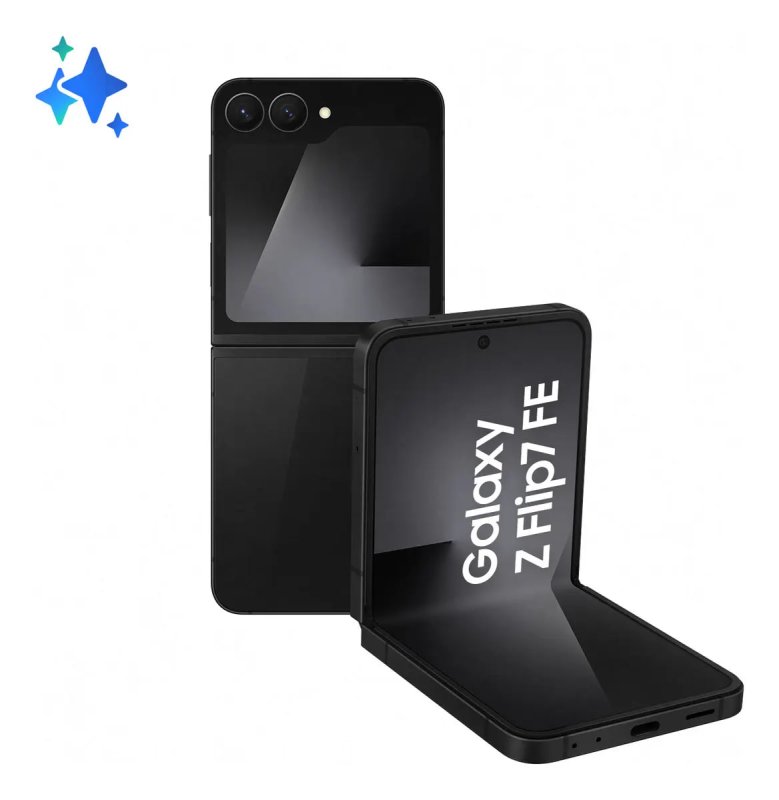 Samsung Galaxy Z Flip7 FE 5G - 128GB 8GB RAM - Tela 6,7" - Preto