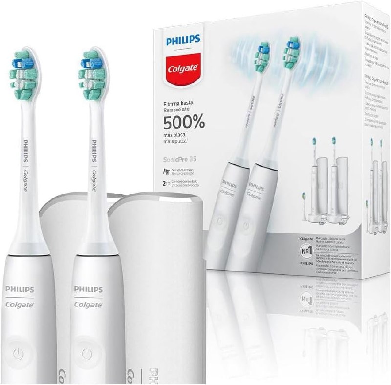Philips Colgate SonicPro 35 - 2 Unidades - Escova Elétrica Sônica