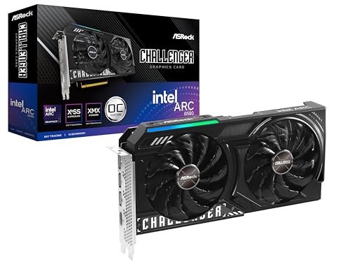 GPU ASROCK INTEL ARC B580 CHALLENGER 12G OC 192 BITS (B580 CL 12GO) 90-GA5LZZ-00UANF