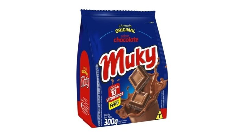 Muky Achocolatado em Pó Sabor Chocolate 300g