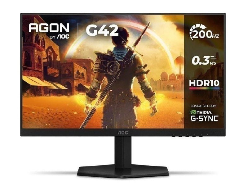 Monitor Gamer AOC AGON G42 27" 200Hz 0,3ms IPS HDR10