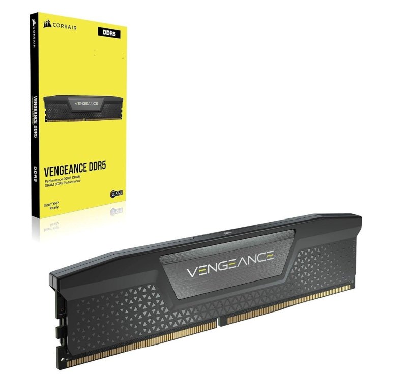 Memória Corsair DDR5 16GB 1X16GB PC5200 Vengeance CMK16GX5M1B5200C40