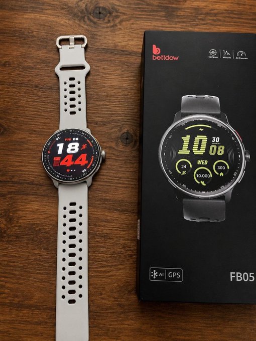 Relógio Smartwatch Bettdow FB050 AMOLED Esportivo GPS 1.43" + Frete Grátis