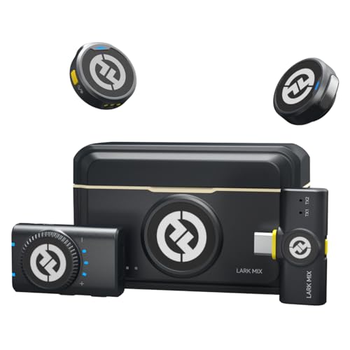 Hollyland Lark M2 Microfone S/ Fio P/ iPhone 15/16/17 E Android USB-C