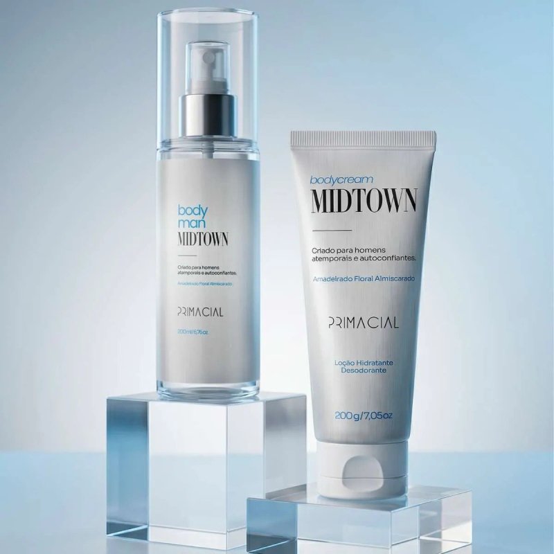 Kit Body Splash Midtown + Hidratante Desodorante Masculino