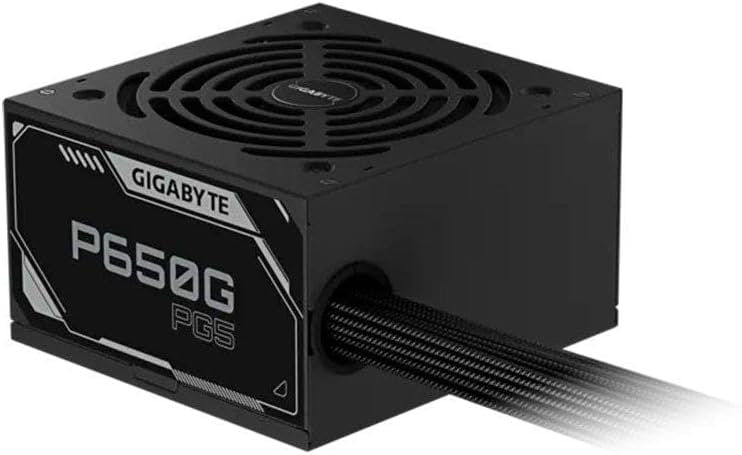 Fonte Gigabyte P650g Pg5, 650w, 80 Plus Gold, Pfc Ativo, Preto