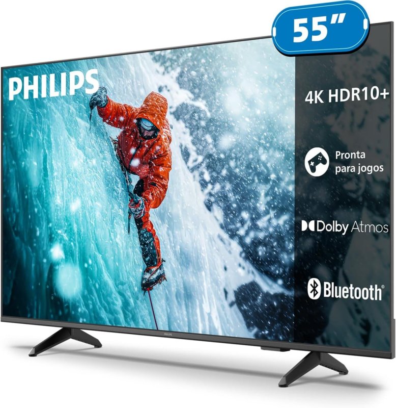 Smart TV Philips 55" 4K 55PUG7300