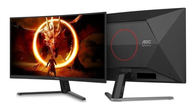 Monitor Gamer AOC AGON 32" 180Hz Curvo, QUAD, 0,5ms