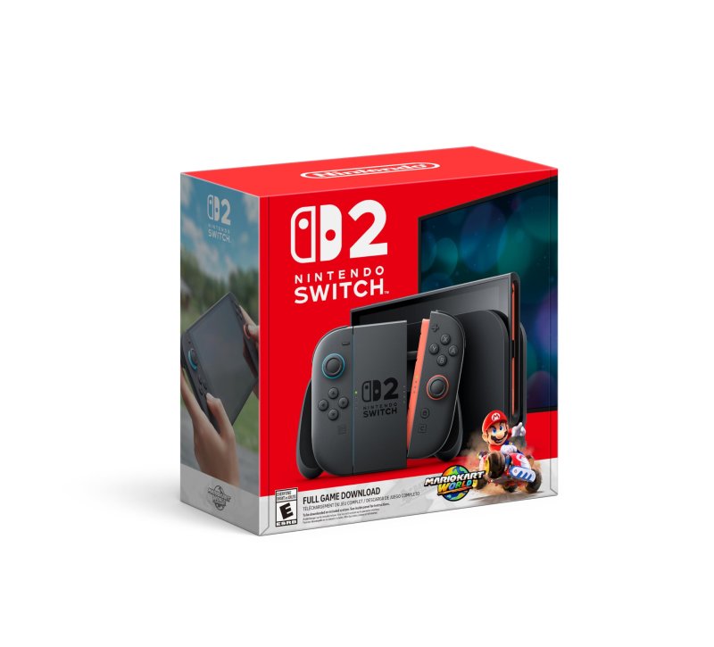 Nintendo Switch 2 + Mario Kart World físico (importado)