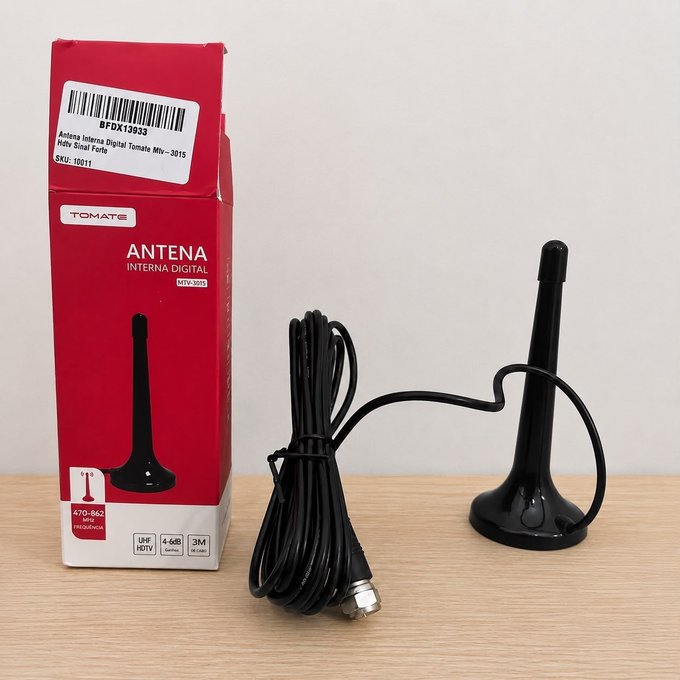 Antena Interna Digital TV Digital + Frete Grátis