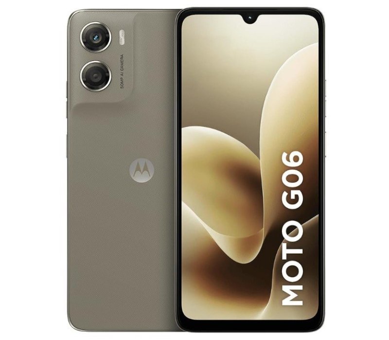 Smartphone Motorola Moto g06-256GB 12GB (4GB RAM + 8GB Ram Boost) e Camera 50MP com AI Bateria de 5200 mAh Tela 6.9" - Bege