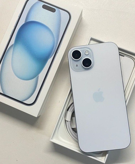 Apple iPhone 15 128GB Azul + Frete Grátis