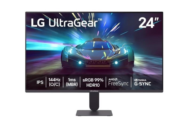Monitor LG UltraGear™ 24G411A-B 24", FHD, 144Hz, 1ms (MBR), NVIDIA G-SYNC, AMD FreeSync, HDR10