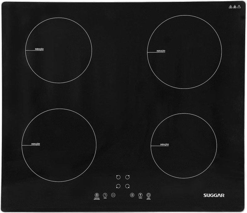 Suggar Cooktop Indução 4 Zonas - 220V - Preto