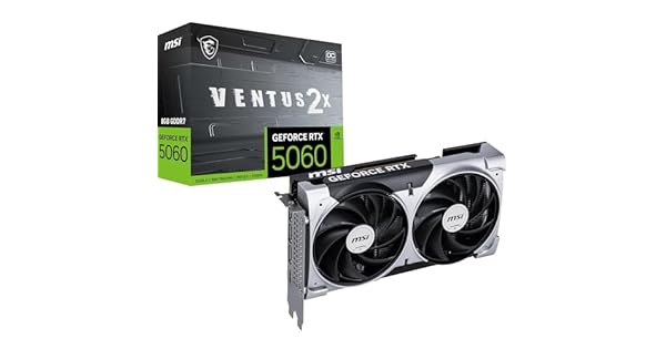 MSI GeForce RTX 5060 Ventus 2X OC (8GB GDDR7/PCI Express 5.0/2535MHz/28000MHz)