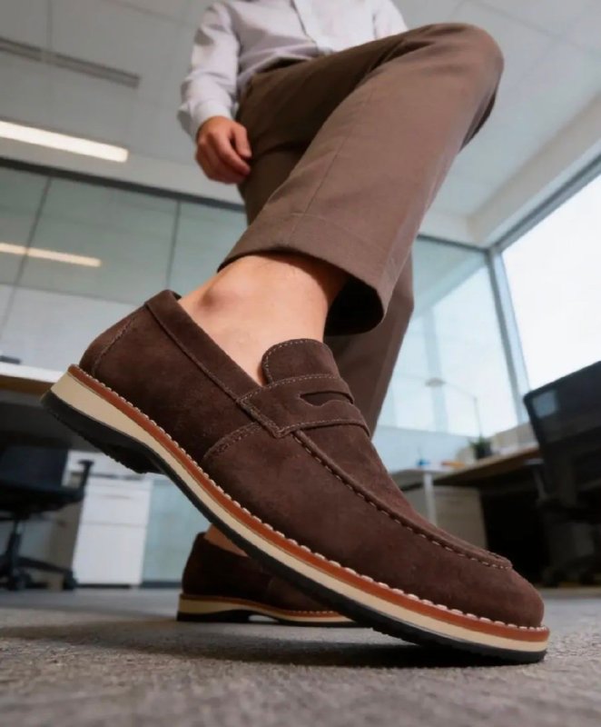 Sapato Oxford Masculino Social Camurça Moderno E Elegante