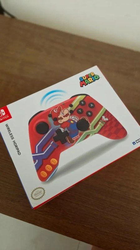 Controle Nintendo Switch Sem Fio HoriPad Super Mário Hori Vermelho