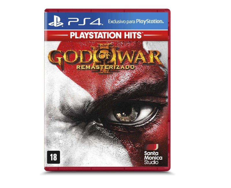 Jogo God Of War III Remasterizado, Mídia Física, PS4