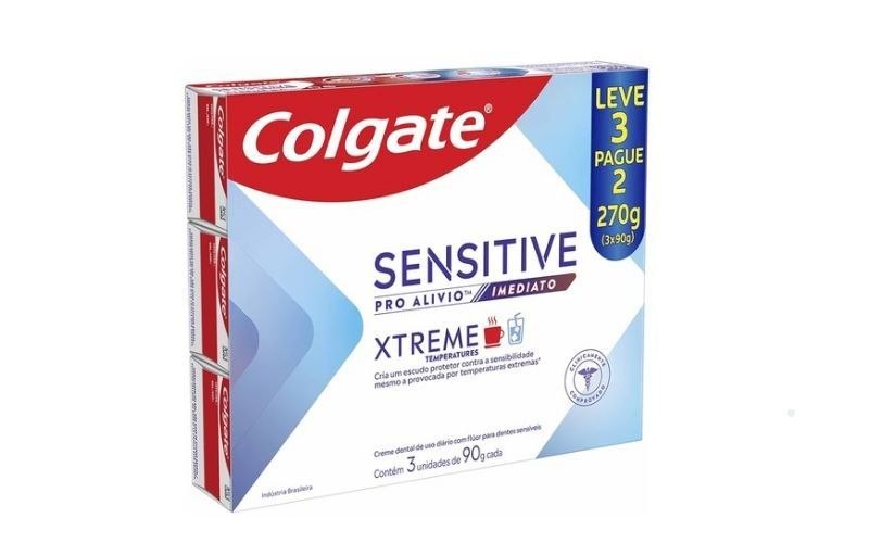 Colgate Creme dental Sensitive Pro Alívio Imediato Xtreme 3x90g